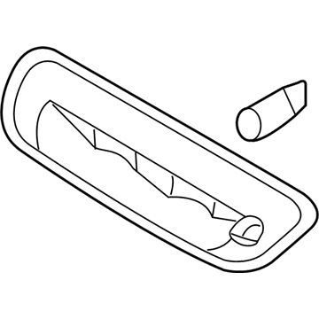 Hyundai 92750-2B000 Lamp Assembly-High Mounted Stop