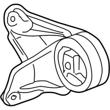 GM 21990405 Mount Asm-Trans Front