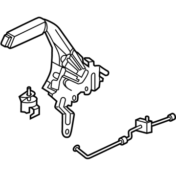 Ford GN1Z-2780-Q LEVER ASY - PARKING BRAKE