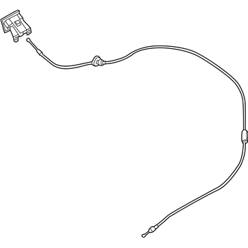 Nissan 65621-1JA0A Cable Hood Lock