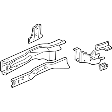 Acura 60810-SZ3-A02ZZ Frame, Right Front Side