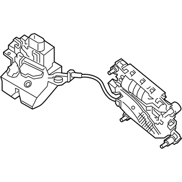 Hyundai 81800-S2100 Power Tail Gate Power Latch Assembly