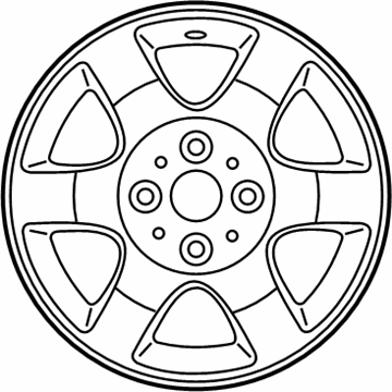 Nissan 40300-6Z70B Aluminum Wheel