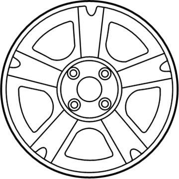 Nissan 40300-4Z100 Aluminum Wheel