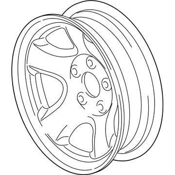 Mopar 52110166AD Aluminum Wheel