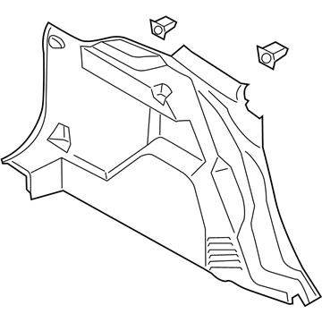 Ford CJ5Z-7831013-AA Quarter Trim Panel