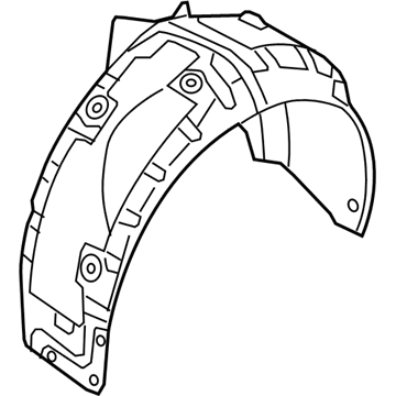 Kia 868223T500 Guard-Rear Wheel, RH