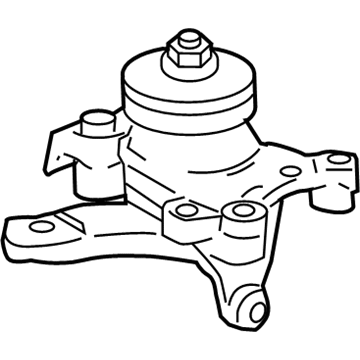 Honda 50850-SNG-013 Rubber Assy., Transmission Mounting (MT)