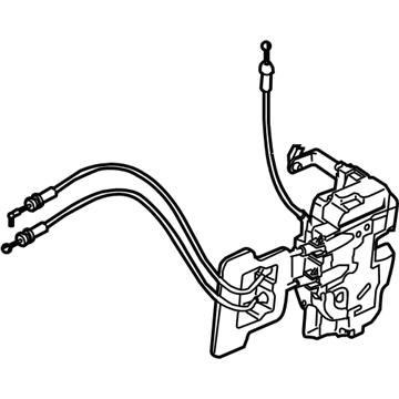 Nissan 80500-CB81A Front Door Lock Actuator Motor, Right