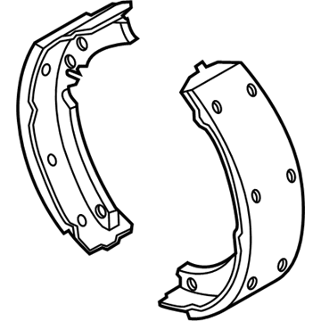 GM 42673469 Brake Shoes