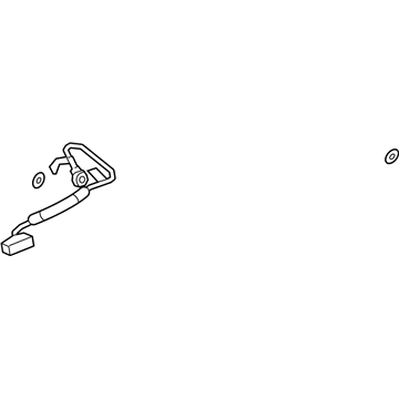 BMW 11-53-8-485-578 Coolant Line, Return From Turbocharger