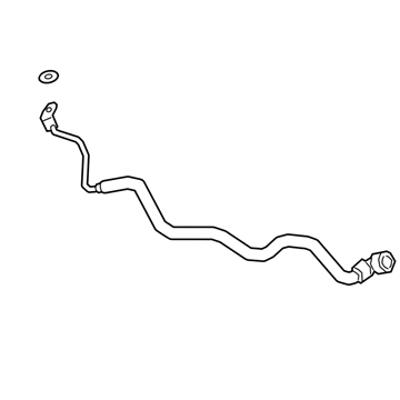 BMW 11-53-9-896-888 COOLANT LINE, TURBOCHARGER S