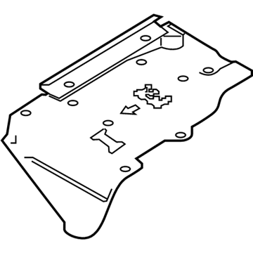 Nissan F4860-6CAAH Bracket Assembly-Battery Mounting