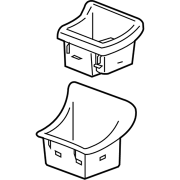 GM 25958442 Console Asm-Front Floor Front *Satin Nickel