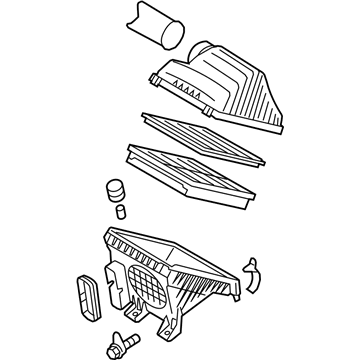 Hyundai 28110-3Q100 Cleaner Assembly-Air