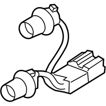 Kia 924903W000 Rear Combination Holder & Wiring, Inside