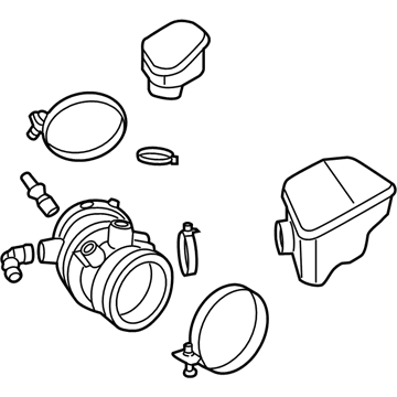 Hyundai 28130-2W100 Hose Assembly-Air Intake