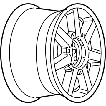 GM 9594373 Wheel Rim, Spare