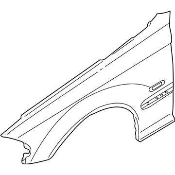 BMW 41-35-7-042-323 Side Panel, Front Left
