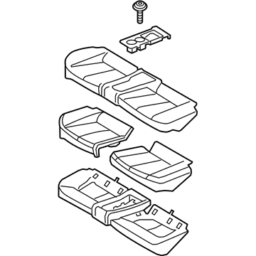 Hyundai 89100-2V000-SD6 Cushion Assembly-RR Seat