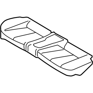 Hyundai 89160-2V000-SD6 Rear Seat Cushion Cover Assembly