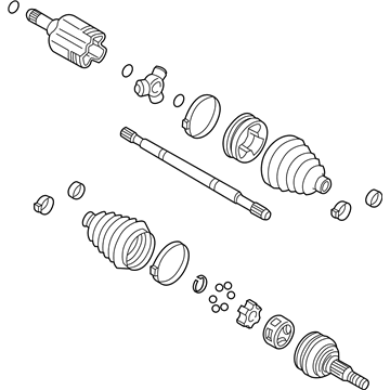 GM 19256587 Front Wheel Drive Shaft Assembly