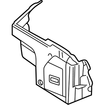 Nissan 84951-3Y112 Finisher-Rear Wheel House, Rear LH