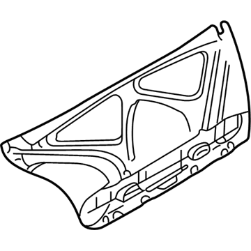 Nissan 84966-3Y000 Finisher-Trunk Lid