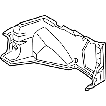 Nissan 84950-3Y112 Finisher-Rear Wheel House, Rear RH