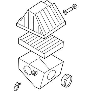 Nissan 16500-9Z005 Air Cleaner Assembly