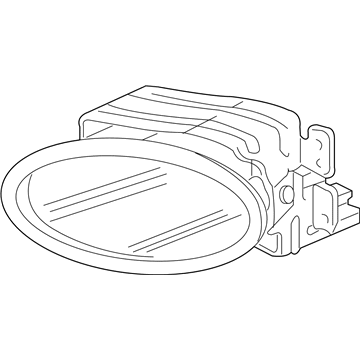 Acura 33901-SEC-A01 Foglight Unit, Passenger Side