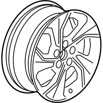 GM 42514280 Wheel, Alloy