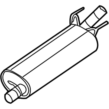 Mopar 52855524AB Exhaust Muffler