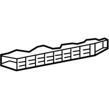 Honda 71140-TLA-A00 Beam, R. FR. Bumper Corner (Upper)