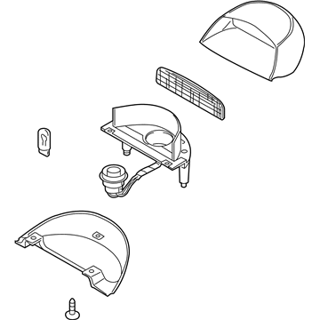 Kia 927503C1509PDS Lamp Assembly-High Mounted Stop Interior