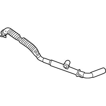 Nissan 20050-EZ30A Exhaust Tube Assembly, Rear