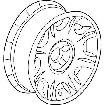 Mopar 1TA04ZDJAA Wheel-Aluminum