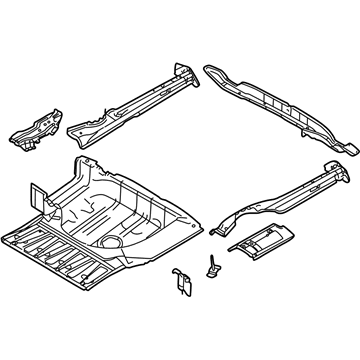 BMW 41-12-8-185-092 Trunk Floor