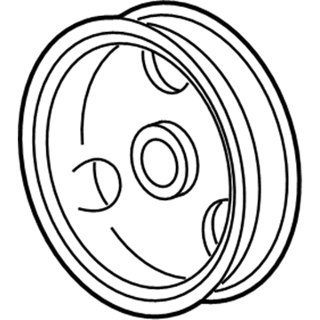 Mopar 53013677AB Pulley-Power Steering Pump