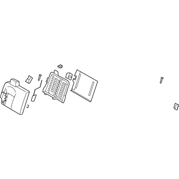 Nissan 88600-JM05A Back Assy-Rear Seat, RH