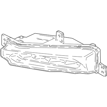 BMW 63-17-7-412-528 Fog Light, Led, Right