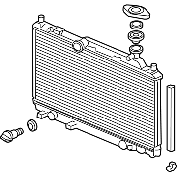 Honda 19010-PRA-003 Radiator (Denso)