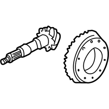 Honda 41220-PCZ-023 Gear Set, Final