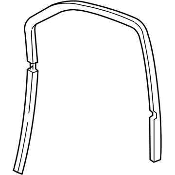 Mopar 55394053AL Seal-Front Door Glass