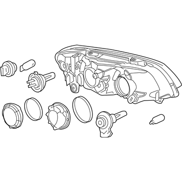 GM 92224813 Capsule/Headlamp/Fog Lamp Headlamp