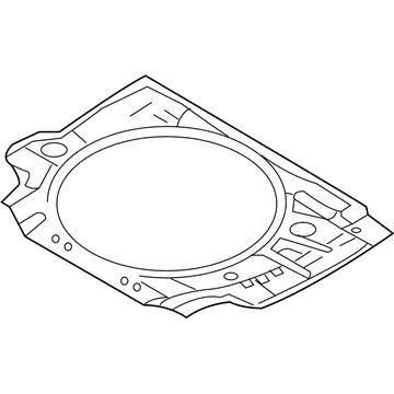 GM 13129790 Panel, Rear Floor