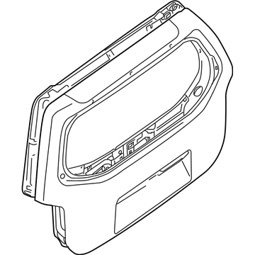 Nissan K0100-ZS0AA Door-Back