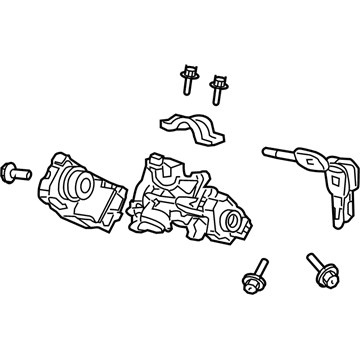 Acura 06351-TL0-G41 Lock Assembly, Steering