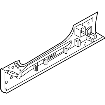 BMW 41-00-7-480-951 SIDE MEMBER, INNER LEFT