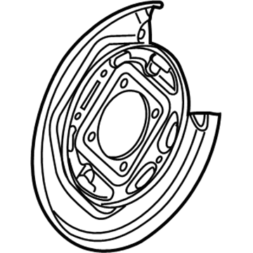 GM 15111378 Plate, Rear Brake Backing